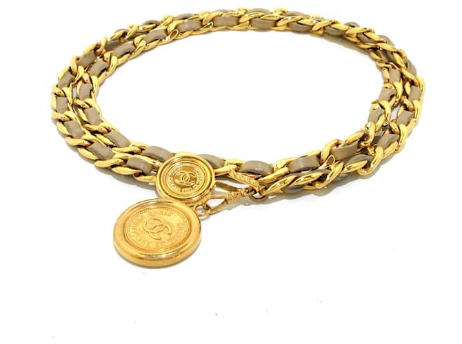 Chanel belt Golden Metal  ref.337389
