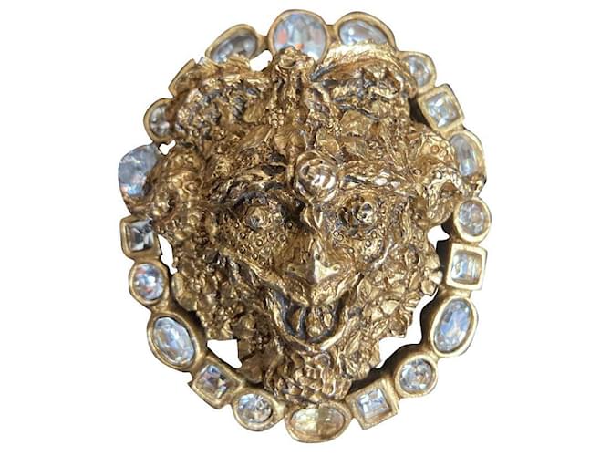 Christian Dior Sublime pendente Dior raro! Vintage Gold hardware Banhado a ouro  ref.337403
