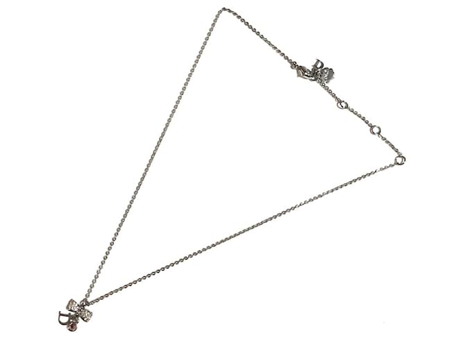 Dior necklace Silvery Metal  ref.337410