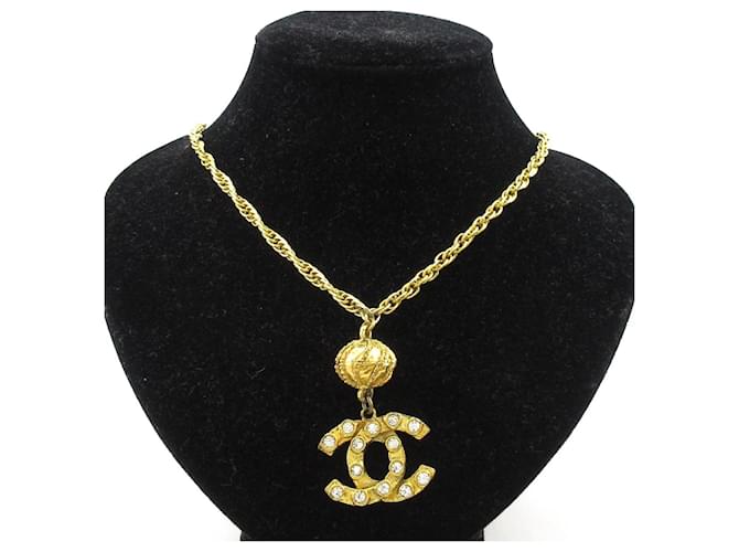 Chanel necklace Golden Metal  ref.337491