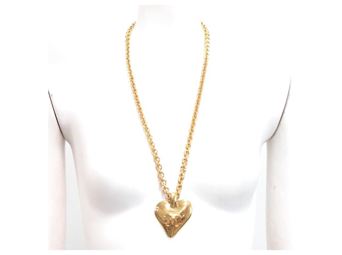 Chanel necklace Golden Metal  ref.337496