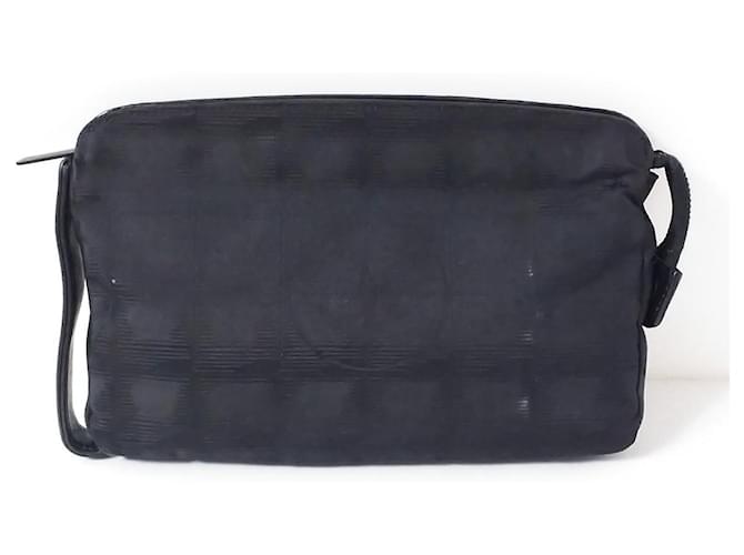 Chanel clutch bag Black Synthetic  ref.337546