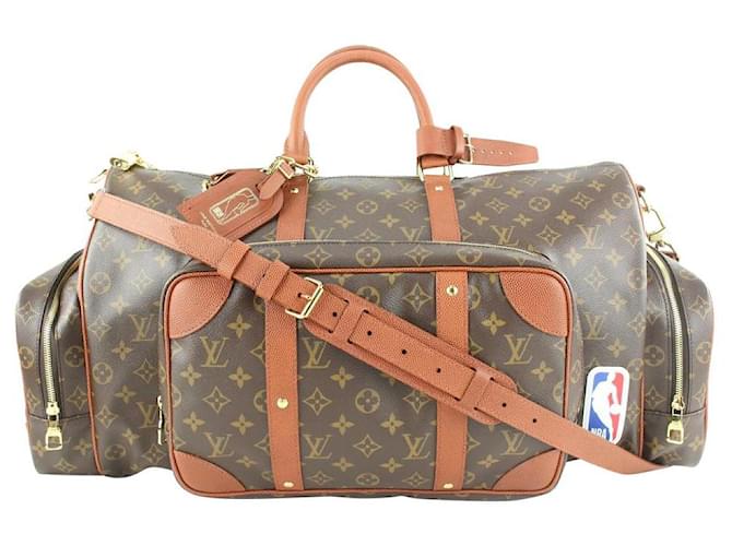 Louis Vuitton NBA sneakers Athletisme Keepall Bandouliere Duffle Bag Strap Leather  ref.337752