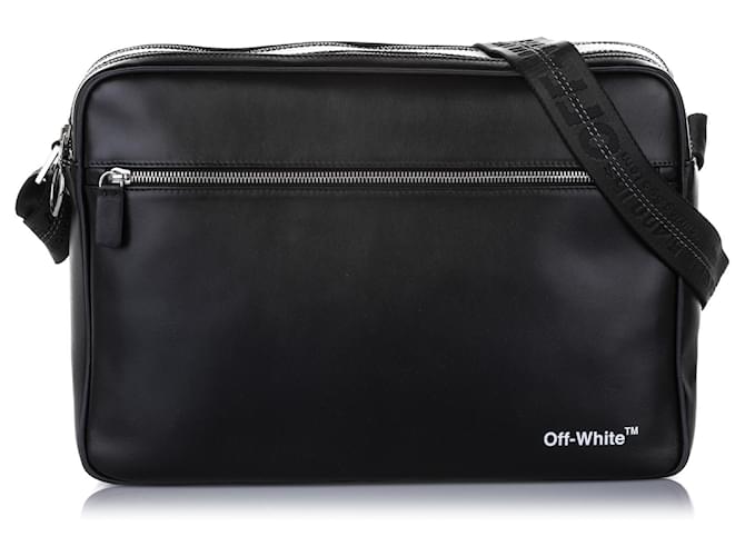 Off-White Adjustable Strap Crossbody Bags