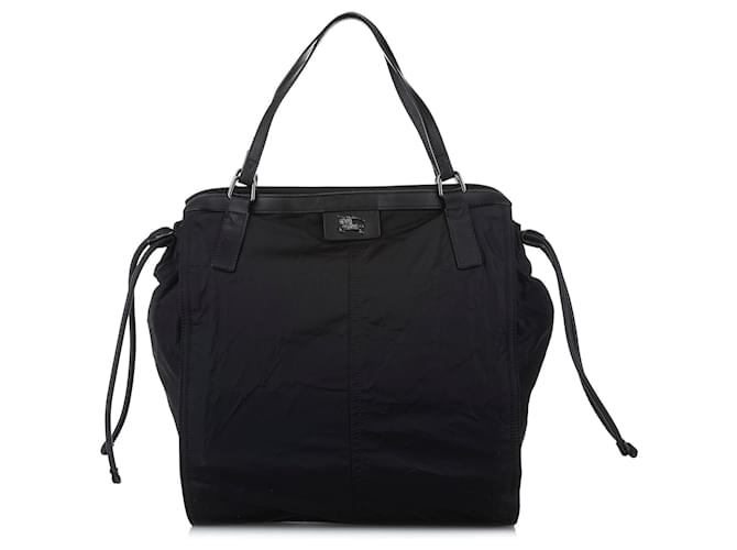 Burberry black outlet nylon tote