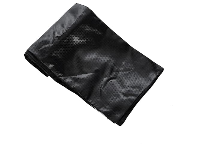 Bufanda de seda negra Dolce & Gabbana Negro Paño  ref.338023