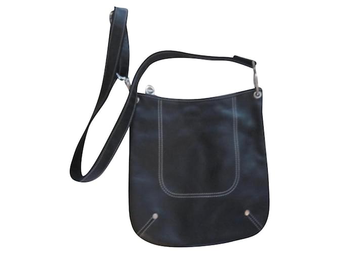 Longchamp Handbags Black Leather  ref.338276