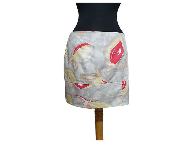 Minigonna in cotone Cos Multicolore