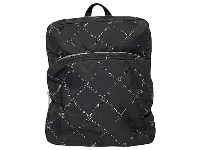 Mochila Chanel Preto Sintético  ref.338459