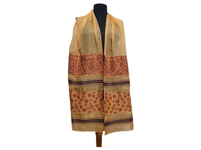 Sciarpa Aigner in seta e lana multicolore