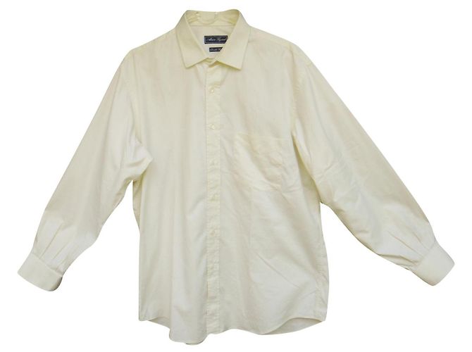 Autre Marque Alain Figaret Hemd 42 (l) normale Passform Gelb