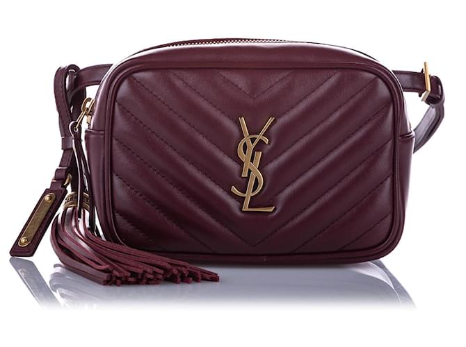 Saint Laurent Baby Lou Crinkle Lamé Leather Belt Bag - ShopStyle