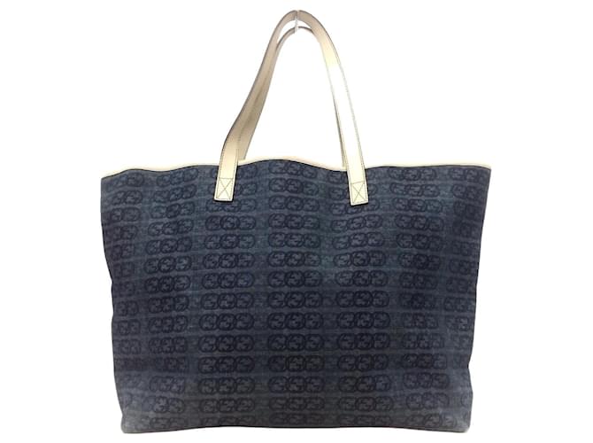 navy blue gucci tote bag