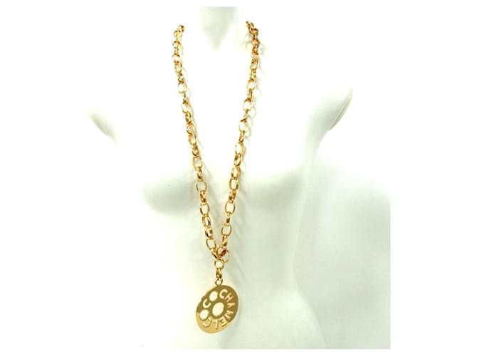 Chanel-Halskette Golden Metall  ref.339039
