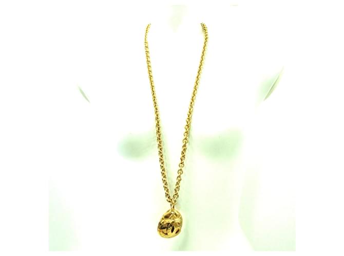 Chanel necklace Golden Metal  ref.339081