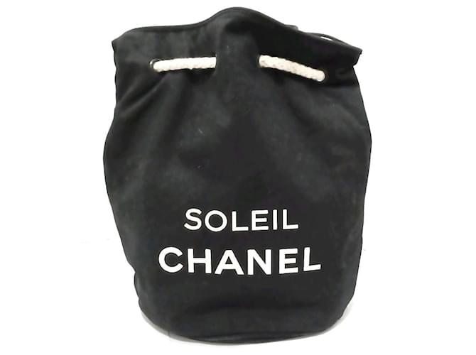 Chanel backpack Black Cotton  ref.339093