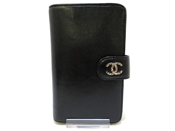 Chanel wallet Black Leather  ref.339144