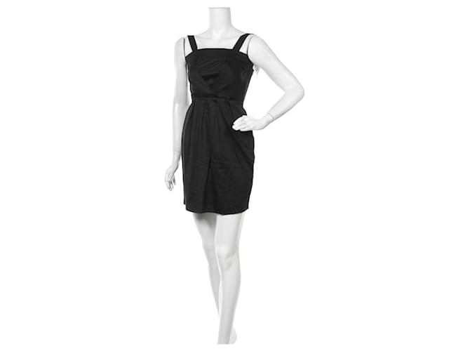 Tara Jarmon Dresses Black Cotton  ref.339150