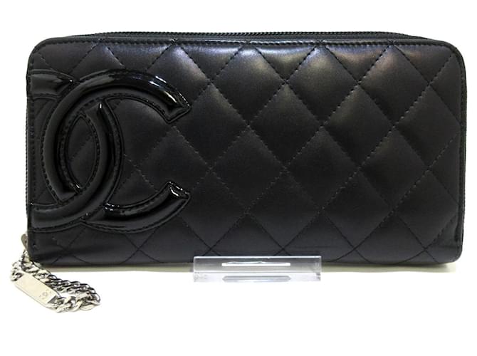 Chanel Cambon Black Leather  ref.339154