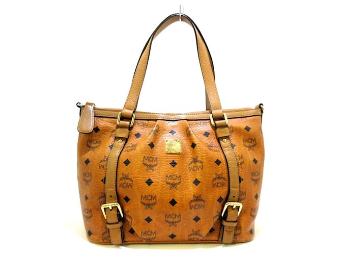 MCM Handbag Beige Leather  ref.339160