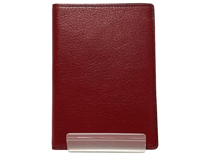 Cartier wallet Red Leather  ref.339252