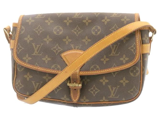 Louis Vuitton Sologne Brown Cloth ref.314280 - Joli Closet