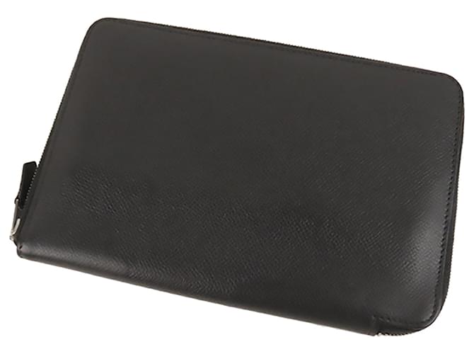 Hermès Hermes Black Epsom Azap Wallet Leather Pony-style calfskin  ref.339556