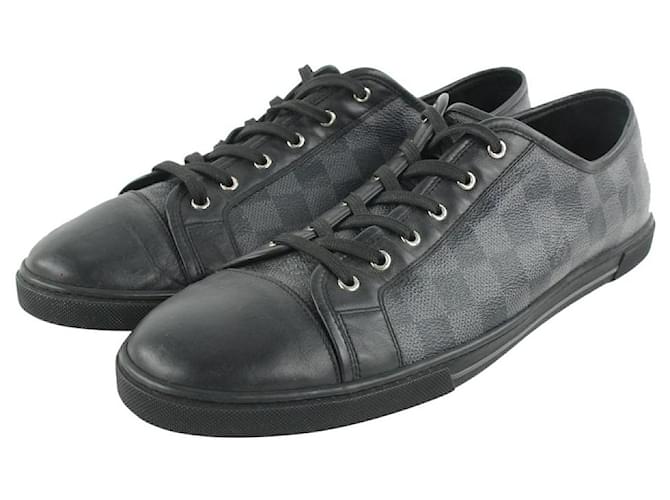 Louis Vuitton Uomini degli Stati Uniti 12 Sneaker Punchy Damier Graphite  ref.339710