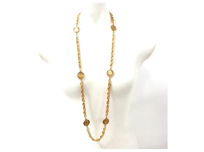 Chanel necklace Golden Metal  ref.339796