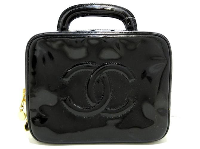 Bolso de mano de Chanel Negro Cuero  ref.339811