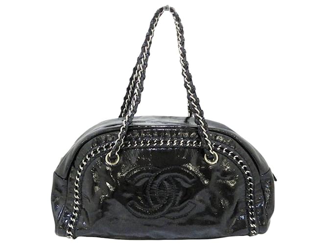 Chanel Luxury line Black Leather  ref.339855