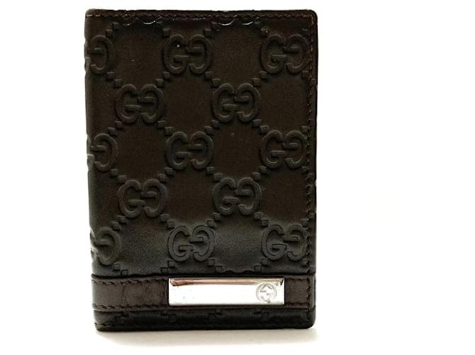 Gucci wallet Brown Leather  ref.339864
