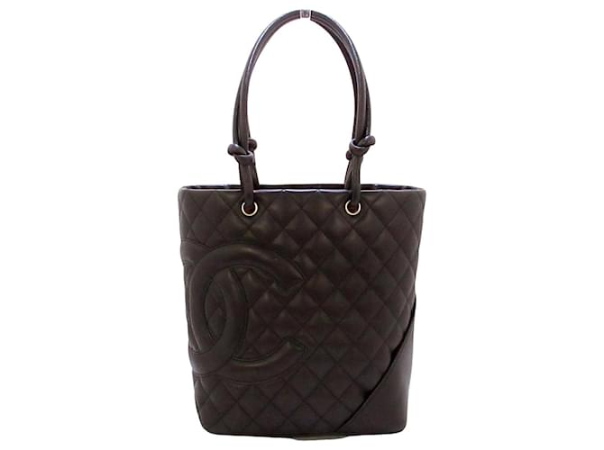 Chanel tote bag Black Leather  ref.339907