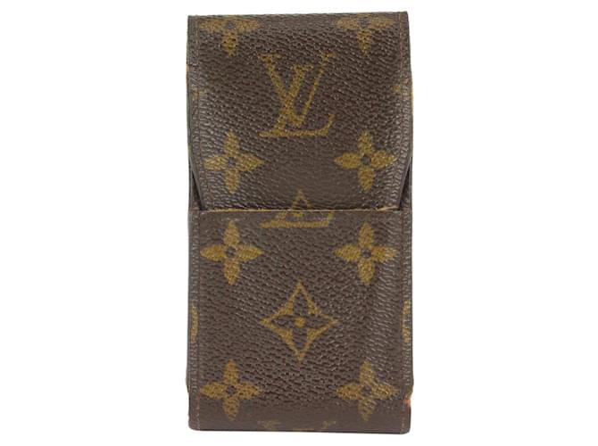 Louis Vuitton Monogram Cigarette Case Mobile Phone Pouch Etui ref.340018 -  Joli Closet