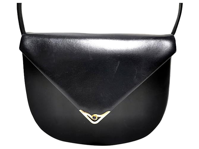 Cartier Black Sapphire Line Crossbody Bag Leather Pony-style calfskin  ref.340192