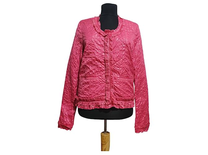 Ermanno Scervino Jacken Pink Polyester  ref.339826