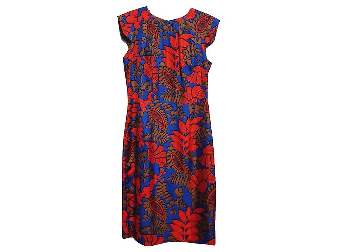 Vestido Milly de seda multicolorido Multicor