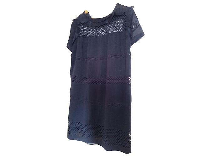 Isabel Marant Etoile Kleid aus Baumwolle Schwarz Gr. M