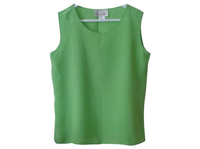 Autre Marque Regata de seda verde maçã Verde claro