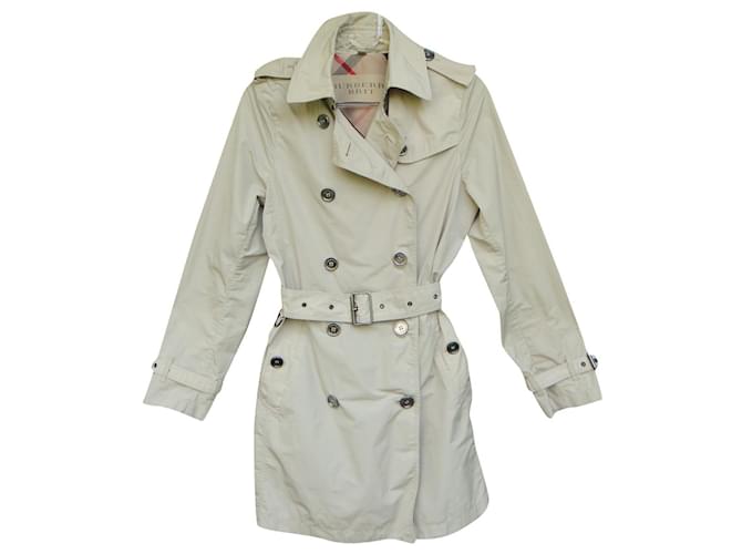 Burberry Brit T Rench 36 Beige, Burberry Brit Polyester Trench Coat