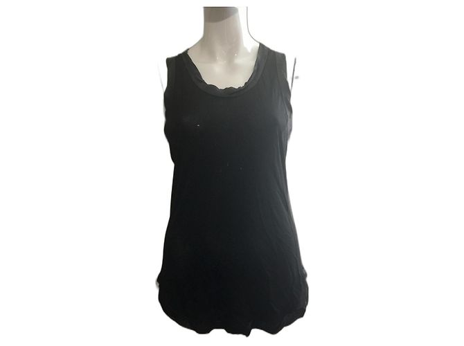 Alexander Mcqueen Black knitted sleeveless top