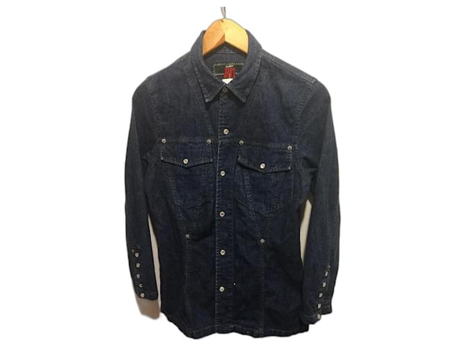 Jean Paul Gaultier Gaultier Jeansjacke oder -hemd Blau