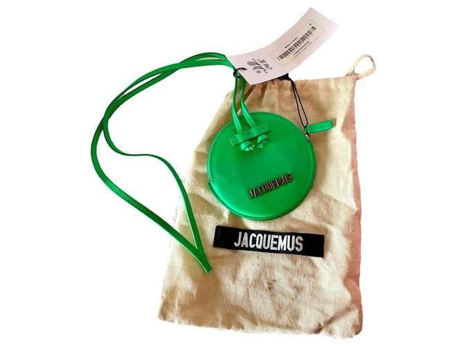 Jacquemus Taschen Aktentaschen Hellgrün Leder  ref.340322