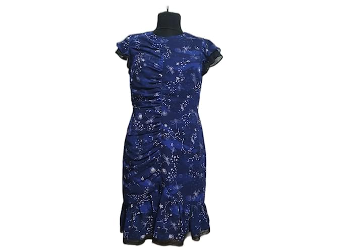 Three Floors Fashion Dresses Blue Polyester  ref.340336