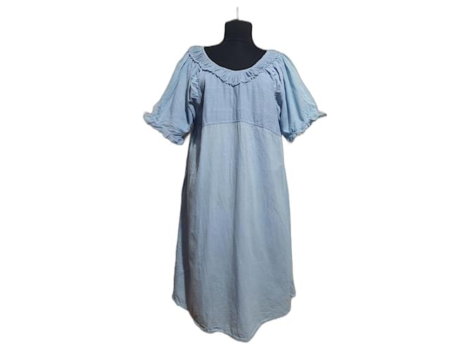 Autre Marque Dresses Blue Cotton  ref.340338