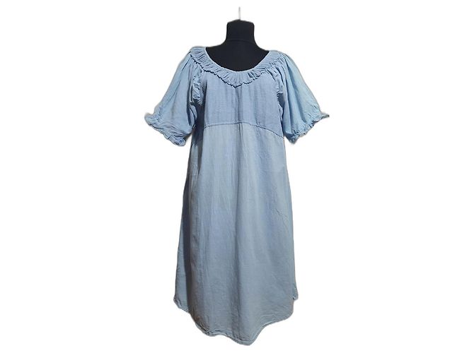 Autre Marque Vestido de algodón Rabens Saloner azul XL