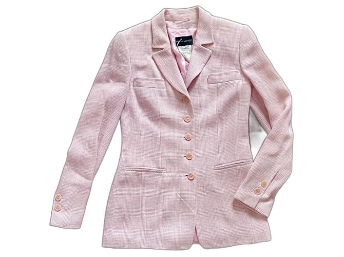 Rena Lange Jackets Pink Linen  ref.340340