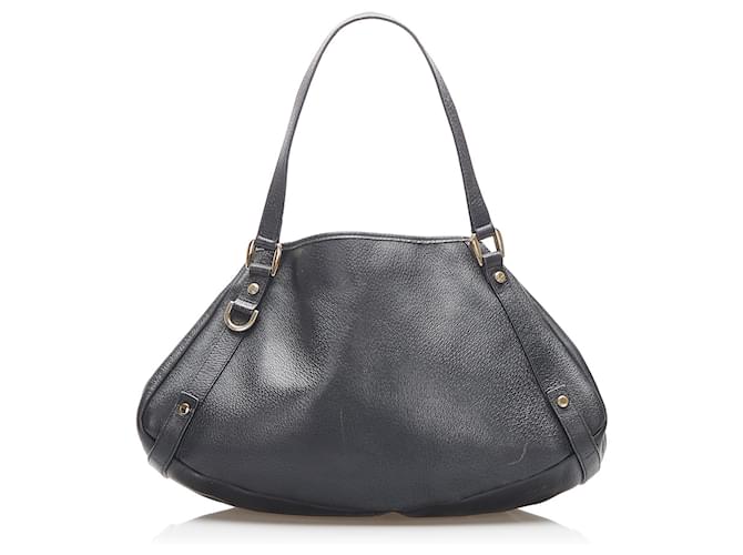 Gucci Black Pelham Leather Tote Bag Pony-style calfskin  ref.340455