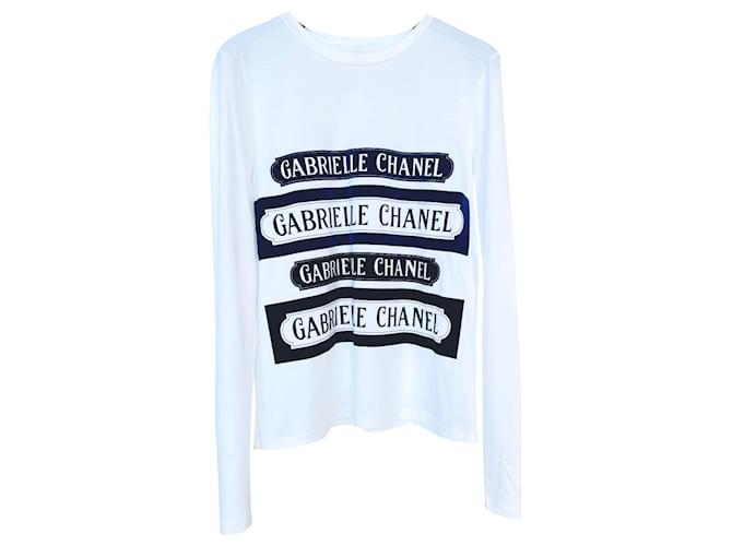 Chanel Coco Gabrielle Top White Cotton  ref.340591