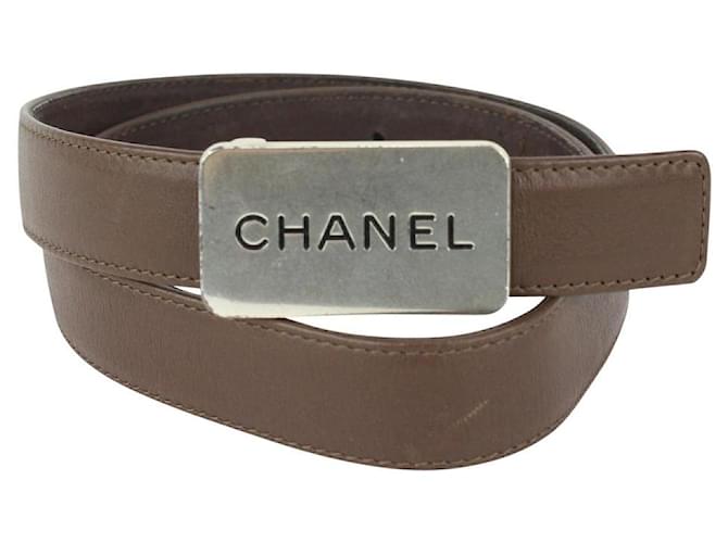 Chanel Cinturones Cuero  ref.340602